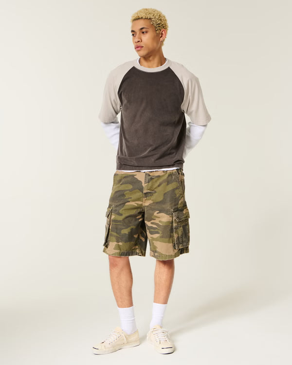 Hollister - Boxy Heavyweight Washed Cotton Crew T-Shirt