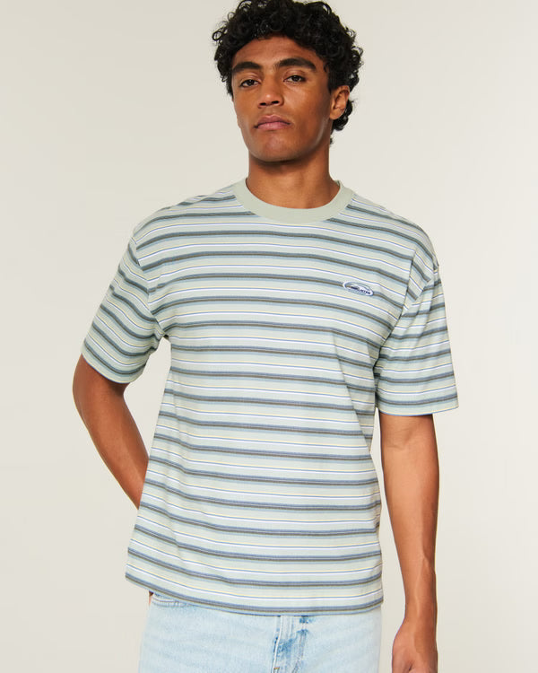 Hollister - Boxy Heavyweight Cotton Crew T-Shirt