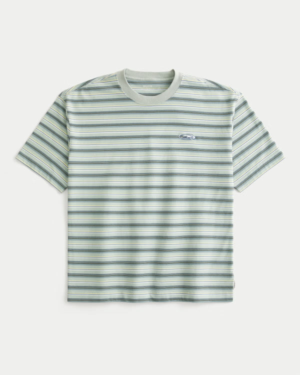 Hollister - Boxy Heavyweight Cotton Crew T-Shirt