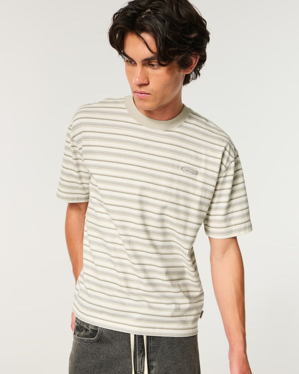Hollister - Boxy Heavyweight Cotton Crew T-Shirt