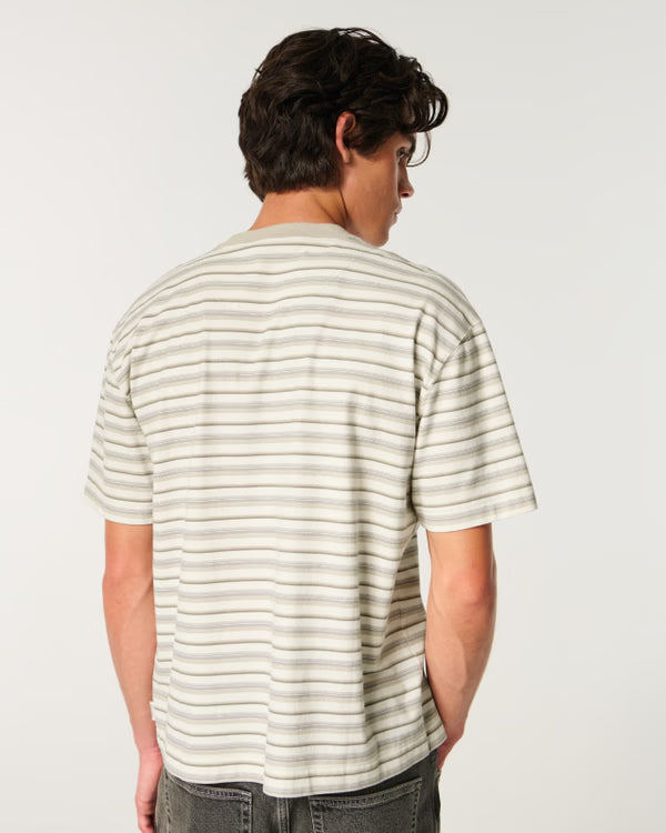 Hollister - Boxy Heavyweight Cotton Crew T-Shirt