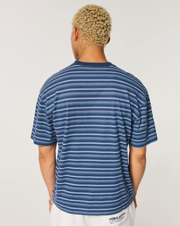Hollister - Boxy Heavyweight Logo Crew T-Shirt