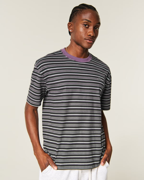 Hollister - Boxy Heavyweight Cotton Crew T-Shirt