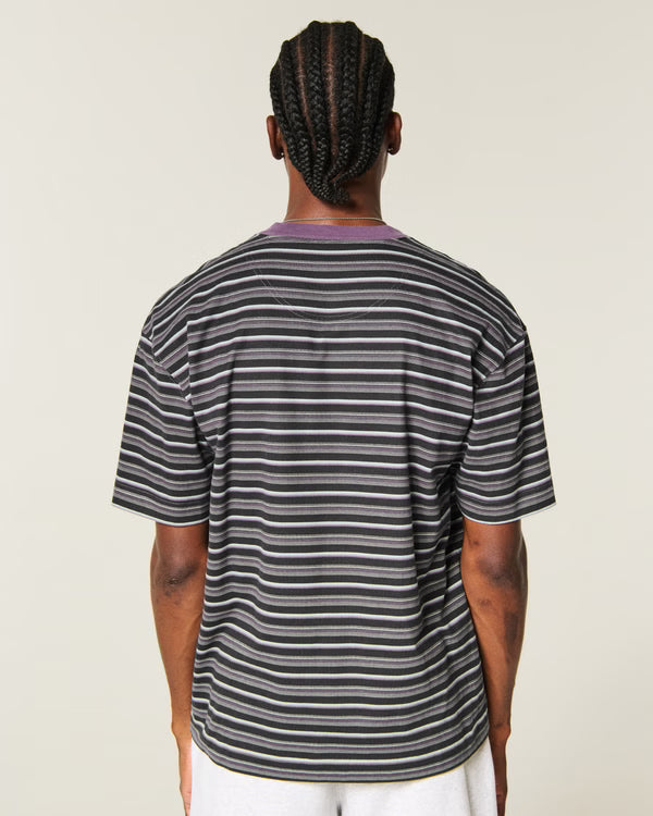 Hollister - Boxy Heavyweight Cotton Crew T-Shirt