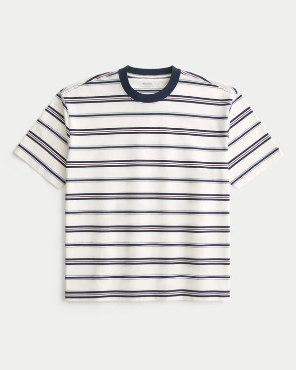 Hollister - Boxy Heavyweight Cotton Crew T-Shirt