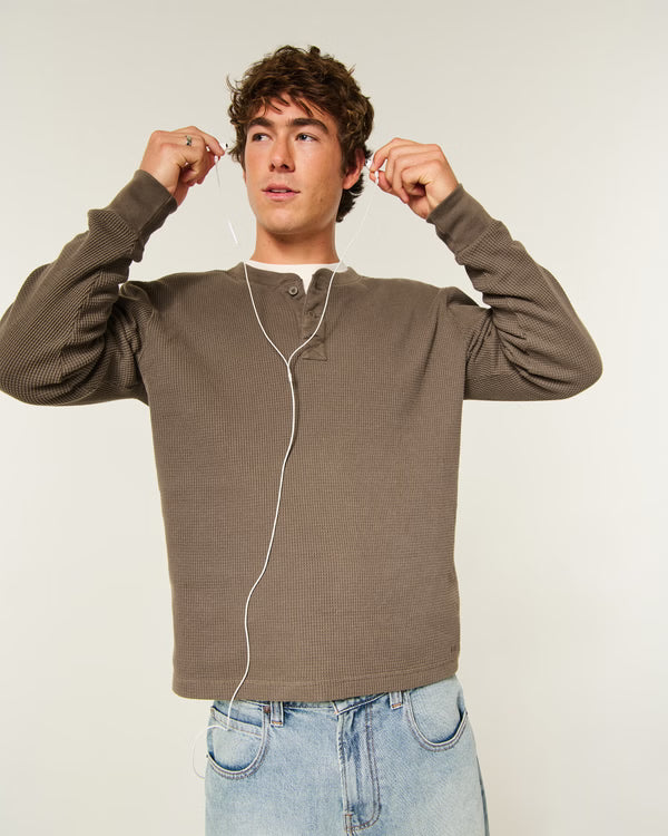 Hollister - Relaxed Thermal Henley