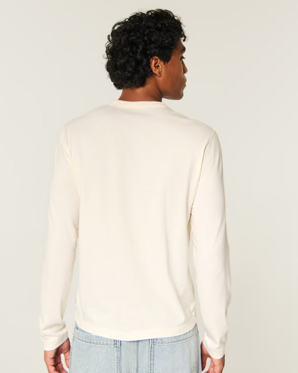Hollister - Long-Sleeve Cotton Layering T-Shirt