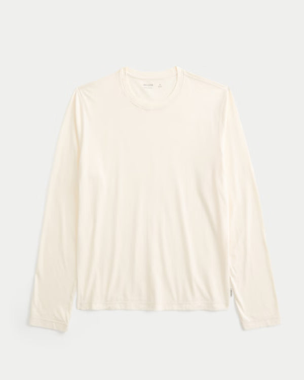 Hollister - Long-Sleeve Cotton Layering T-Shirt