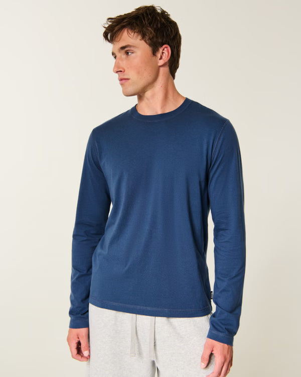 Hollister - Long-Sleeve Cotton Layering T-Shirt