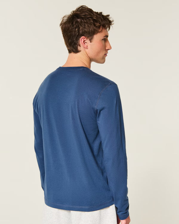 Hollister - Long-Sleeve Cotton Layering T-Shirt
