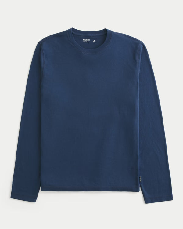 Hollister - Long-Sleeve Cotton Layering T-Shirt