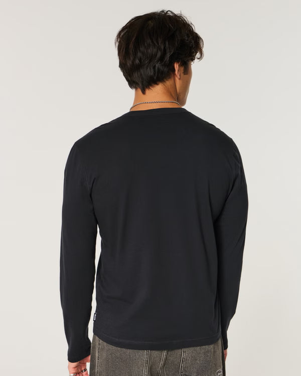 Hollister - Long-Sleeve Cotton Layering T-Shirt