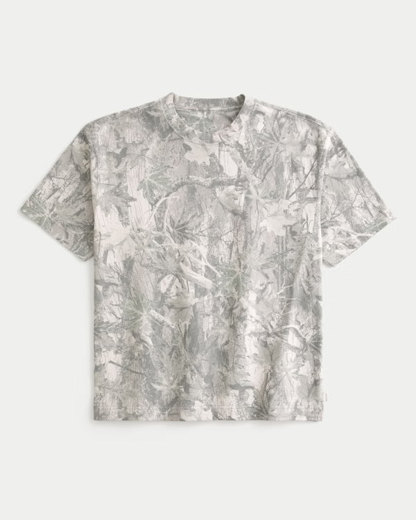 Hollister - Boxy Heavyweight Cotton Crew T-Shirt