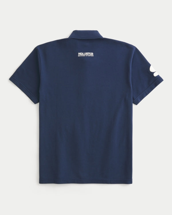 Hollister - Relaxed Logo Graphic Polo