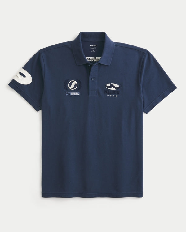 Hollister - Relaxed Logo Graphic Polo