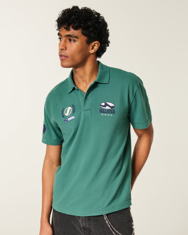 Hollister - Relaxed Logo Graphic Polo