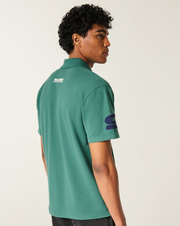 Hollister - Relaxed Logo Graphic Polo