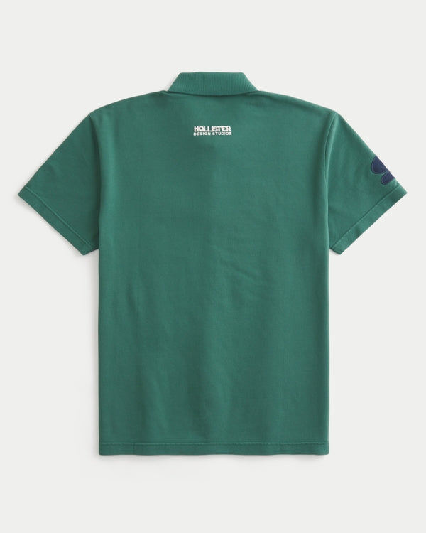 Hollister - Relaxed Logo Graphic Polo