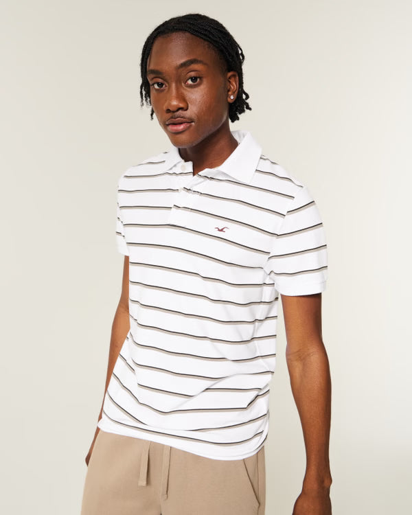 Hollister - Icon Striped Polo IMMEDIATE