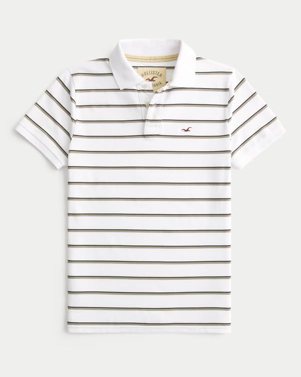 Hollister - Icon Striped Polo IMMEDIATE