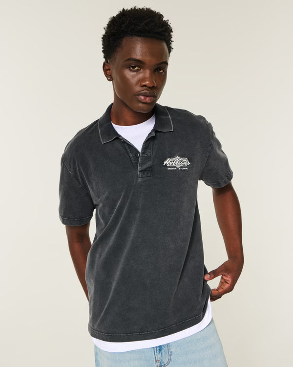Hollister - Relaxed Striped Polo