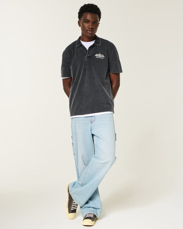Hollister - Relaxed Striped Polo