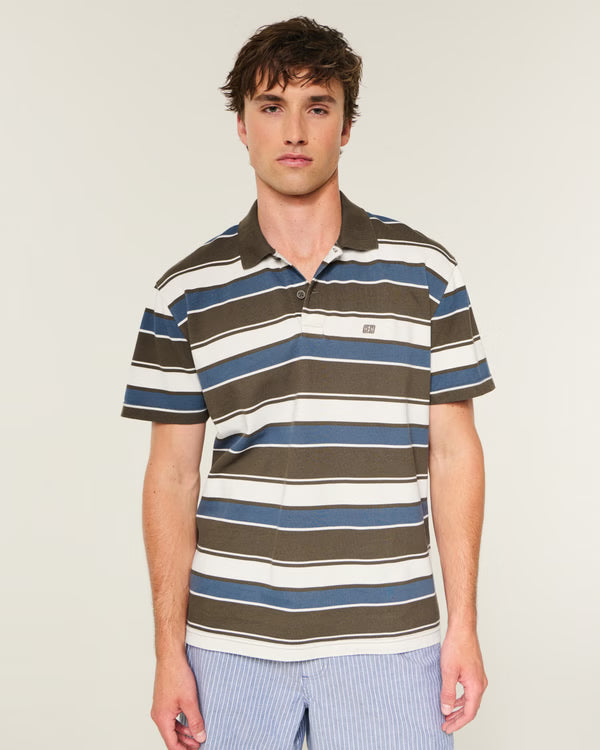 Hollister - Relaxed Striped Polo