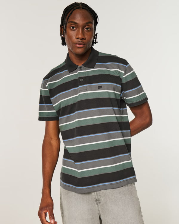 Hollister - Relaxed Striped Polo
