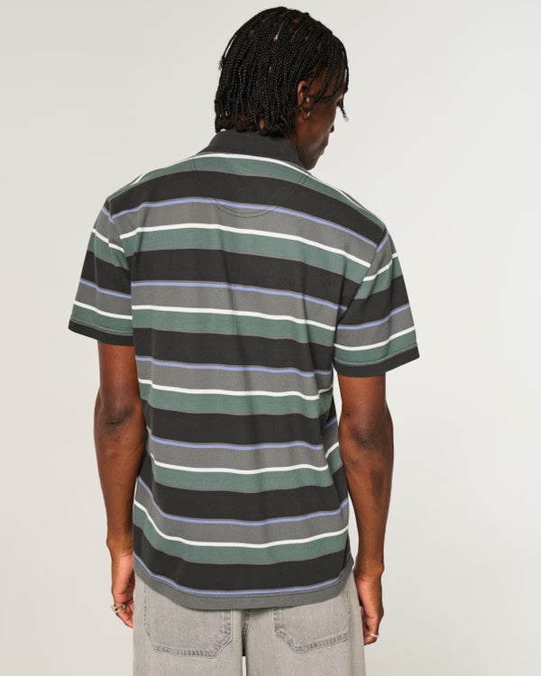 Hollister - Relaxed Striped Polo