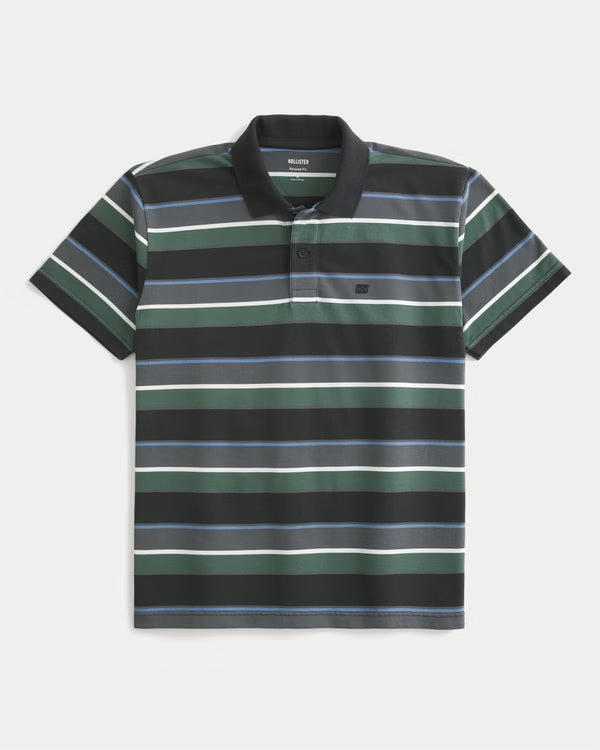 Hollister - Relaxed Striped Polo