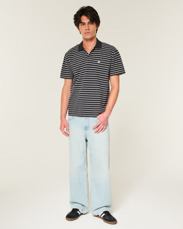 Hollister - Relaxed Striped Polo