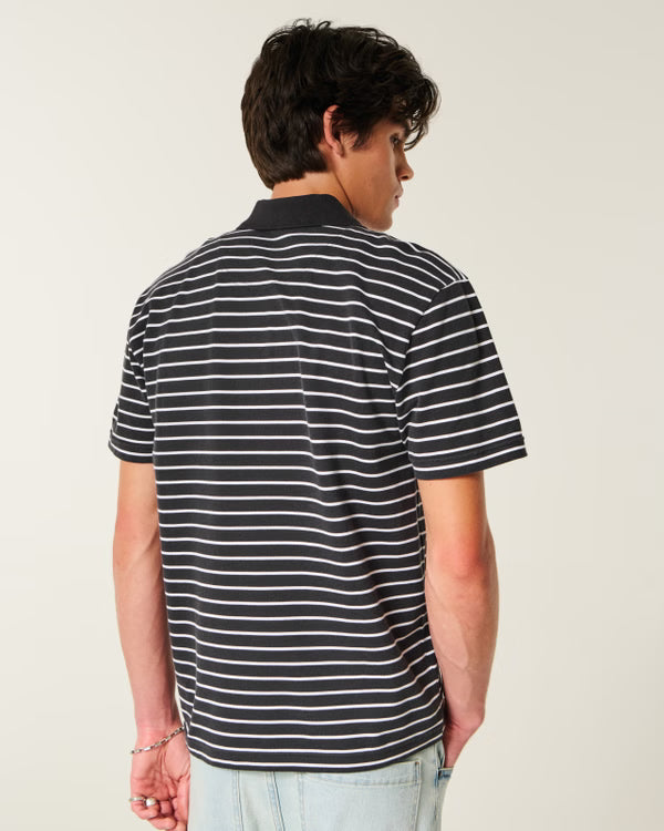 Hollister - Relaxed Striped Polo