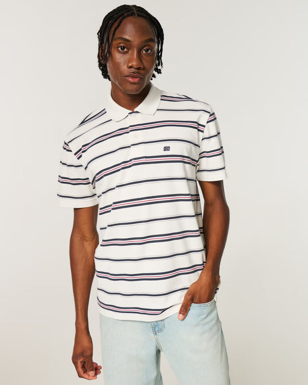 Hollister - Relaxed Striped Polo