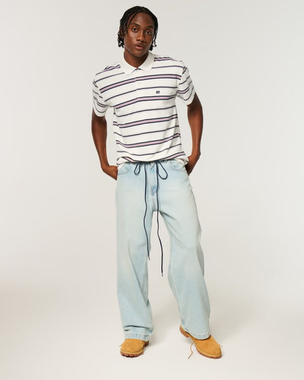 Hollister - Relaxed Striped Polo