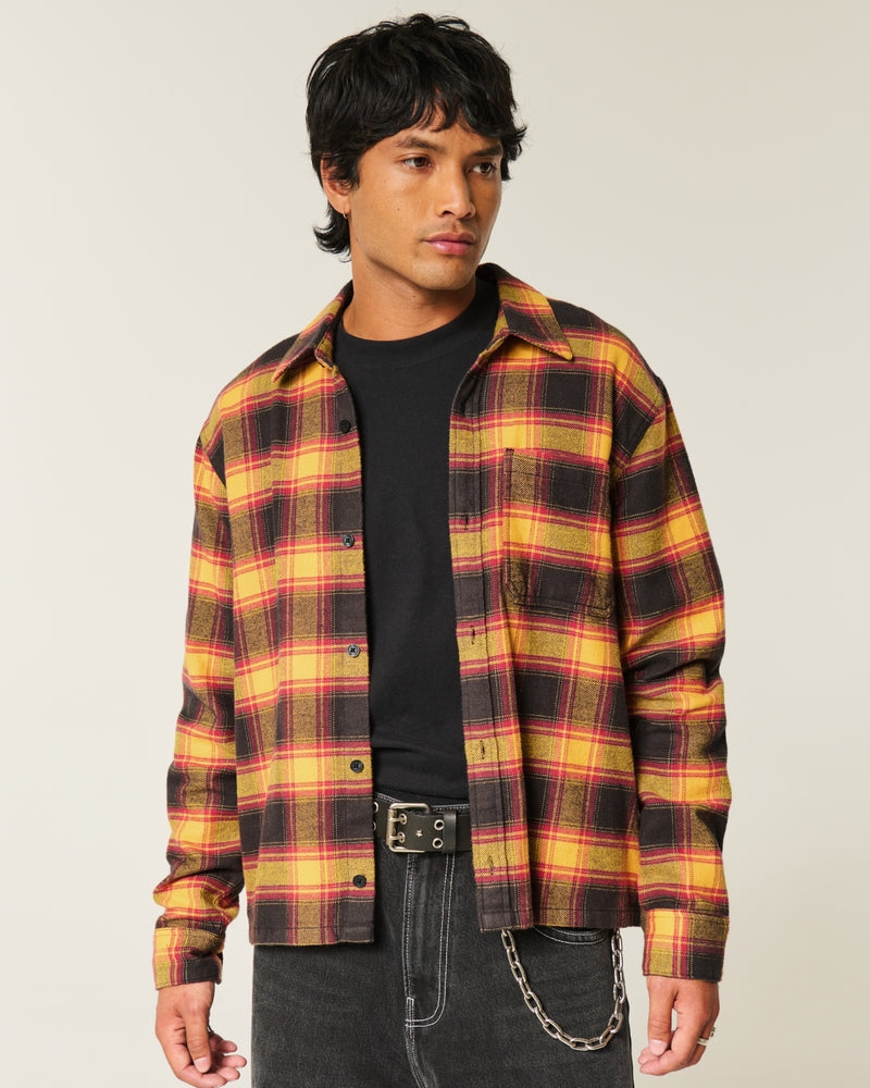 Hollister - Boxy Flannel Shirt