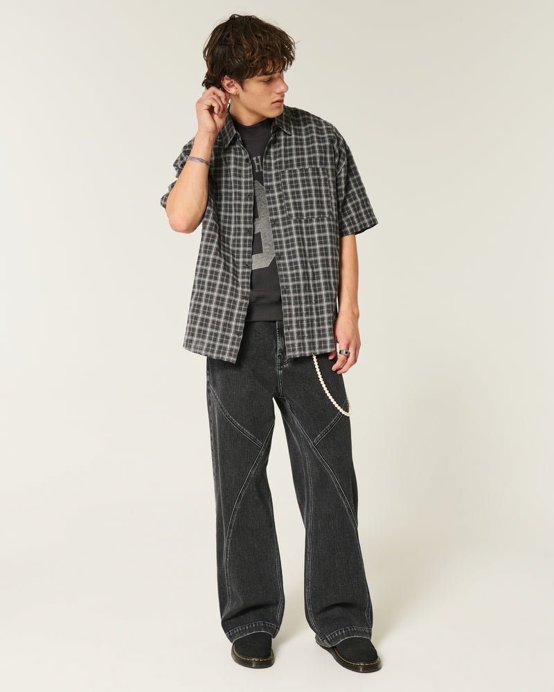 Baggy Short-Sleeve Shirt