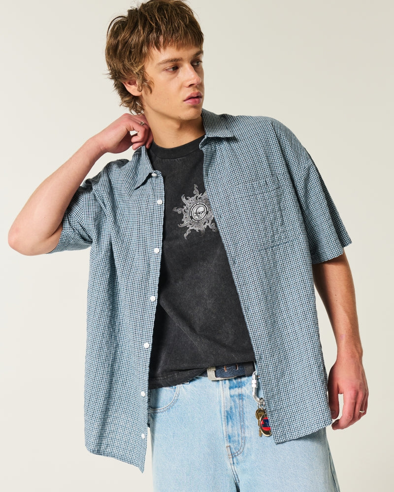 Baggy Short-Sleeve Shirt