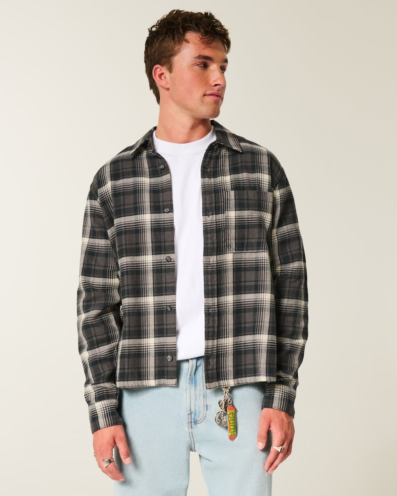 Hollister - Boxy Flannel Shirt