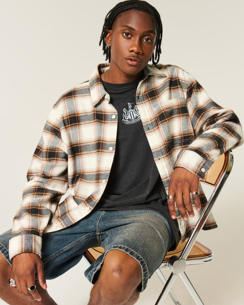 Hollister - Boxy Flannel Shirt