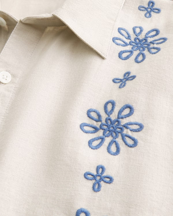 Hollister - Boxy Embroidered Shirt