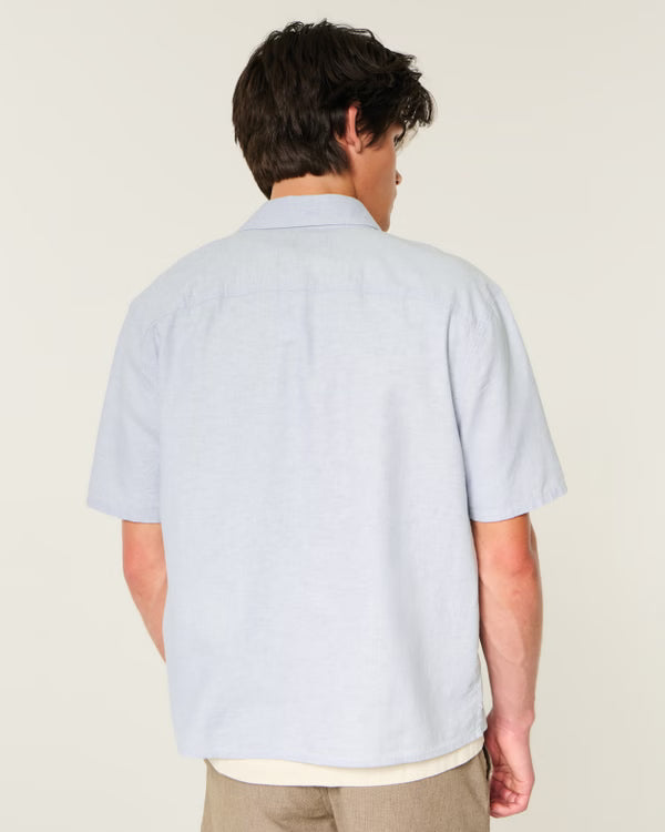 Hollister - Boxy Embroidered Shirt