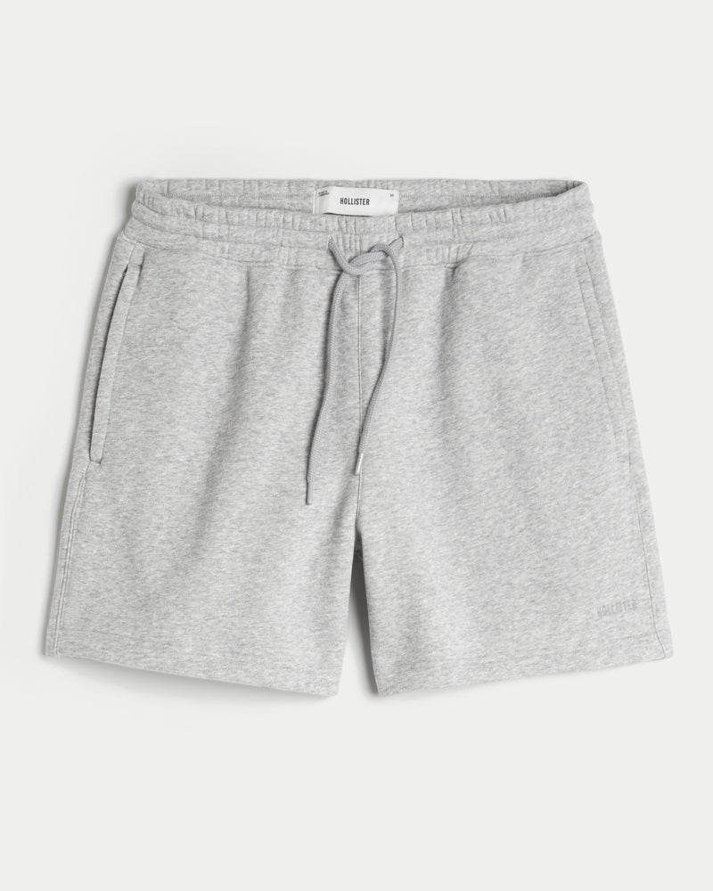 Mid-Thigh Loose Fleece Shorts IMMEDIATE