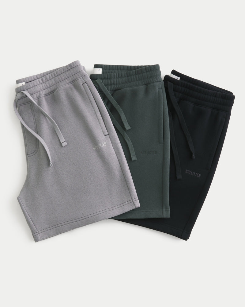 Hollister  - Above-the-Knee Baggy Fleece Shorts 3-Pack