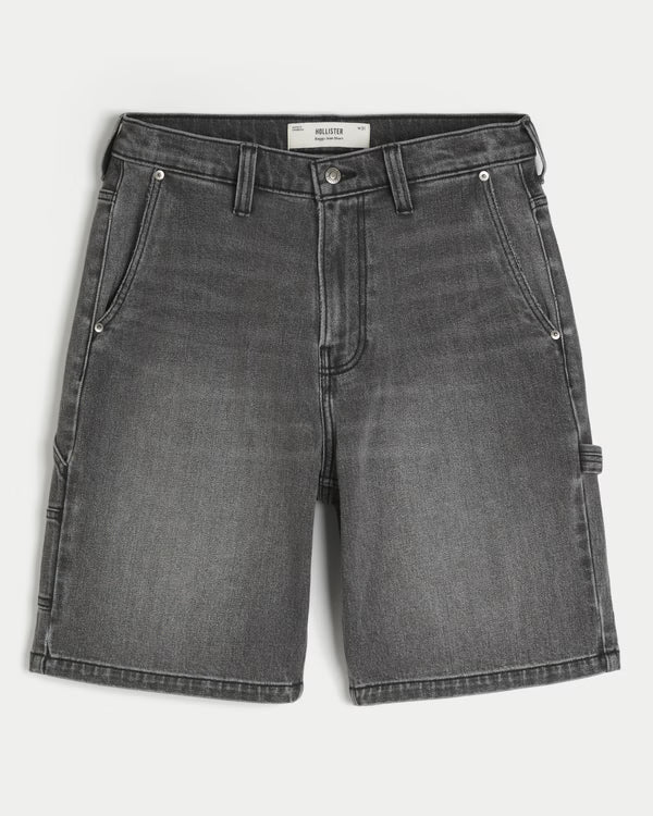 Hollister - Washed Black Painter Jean Shorts