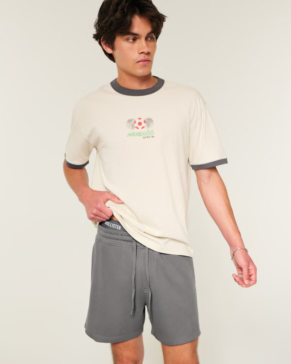 Hollister - Mid-Thigh Everyday Cooling Fleece Shorts