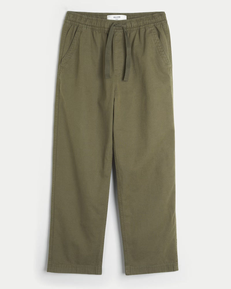 Hollister - Baggy Canvas Pull-On Pants