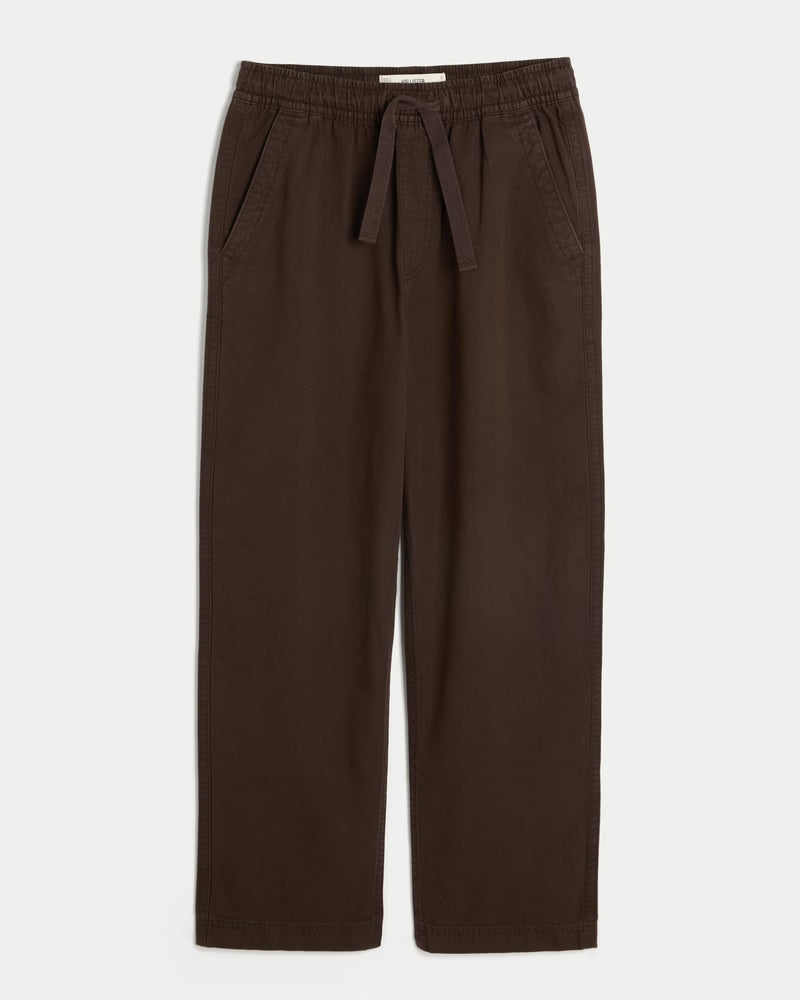 Hollister - Baggy Canvas Pull-On Pants