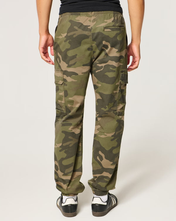 Hollister - Loose Camo Twill Cargo Joggers