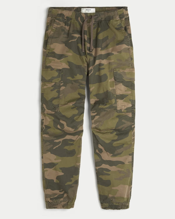Hollister - Loose Camo Twill Cargo Joggers