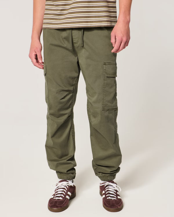 Hollister - Loose Camo Twill Cargo Joggers